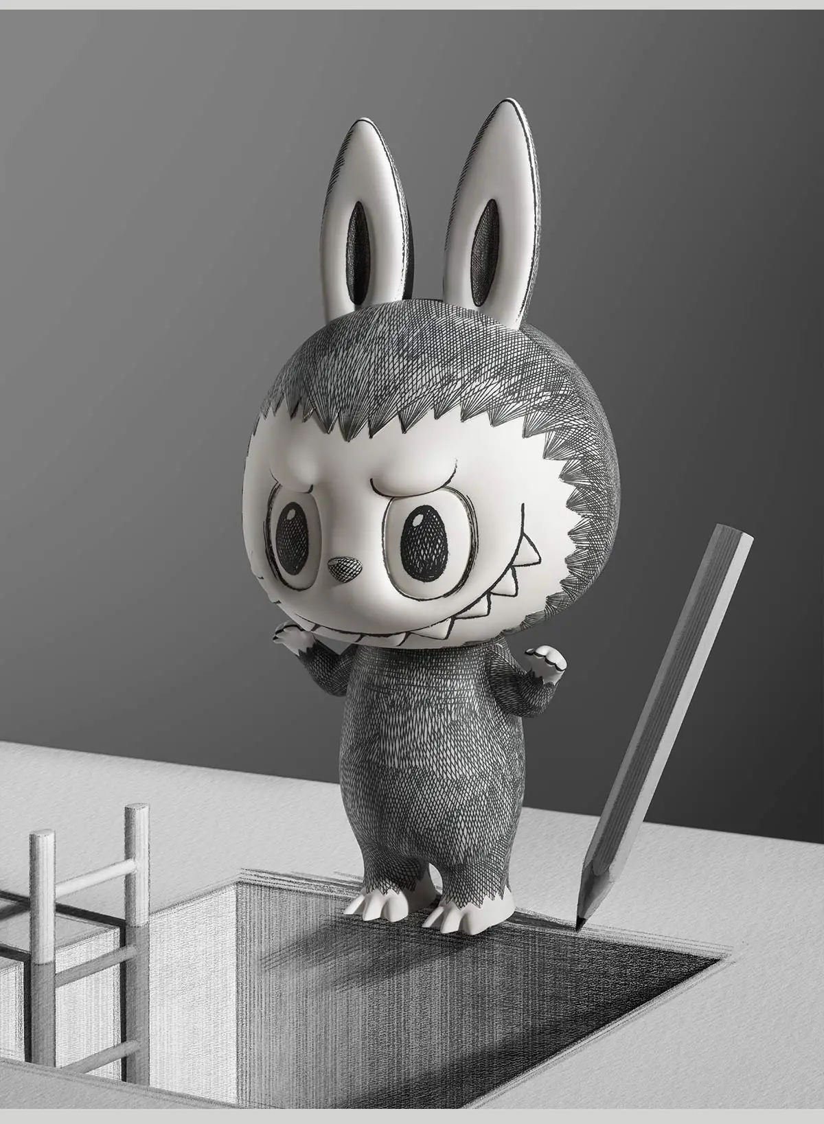 MEGA LABUBU 1000 Sketch POP MART United States
