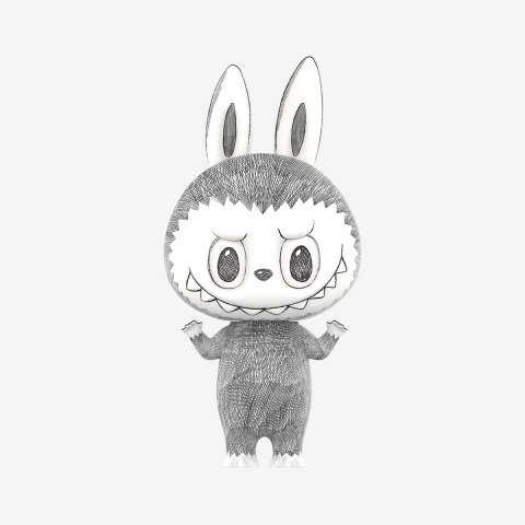MEGA LABUBU 1000% Sketch - POP MART (United States)