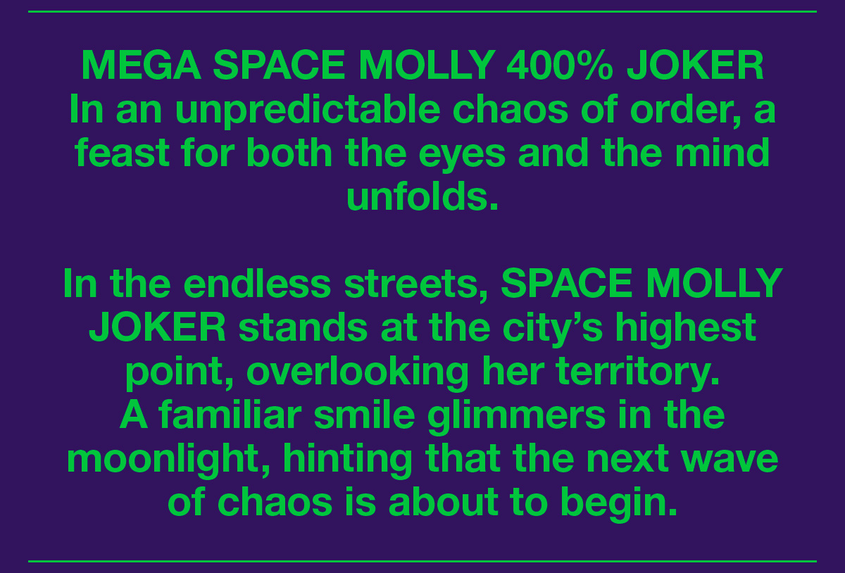 MEGA SPACE MOLLY 400% JOKER - POP MART (United States)
