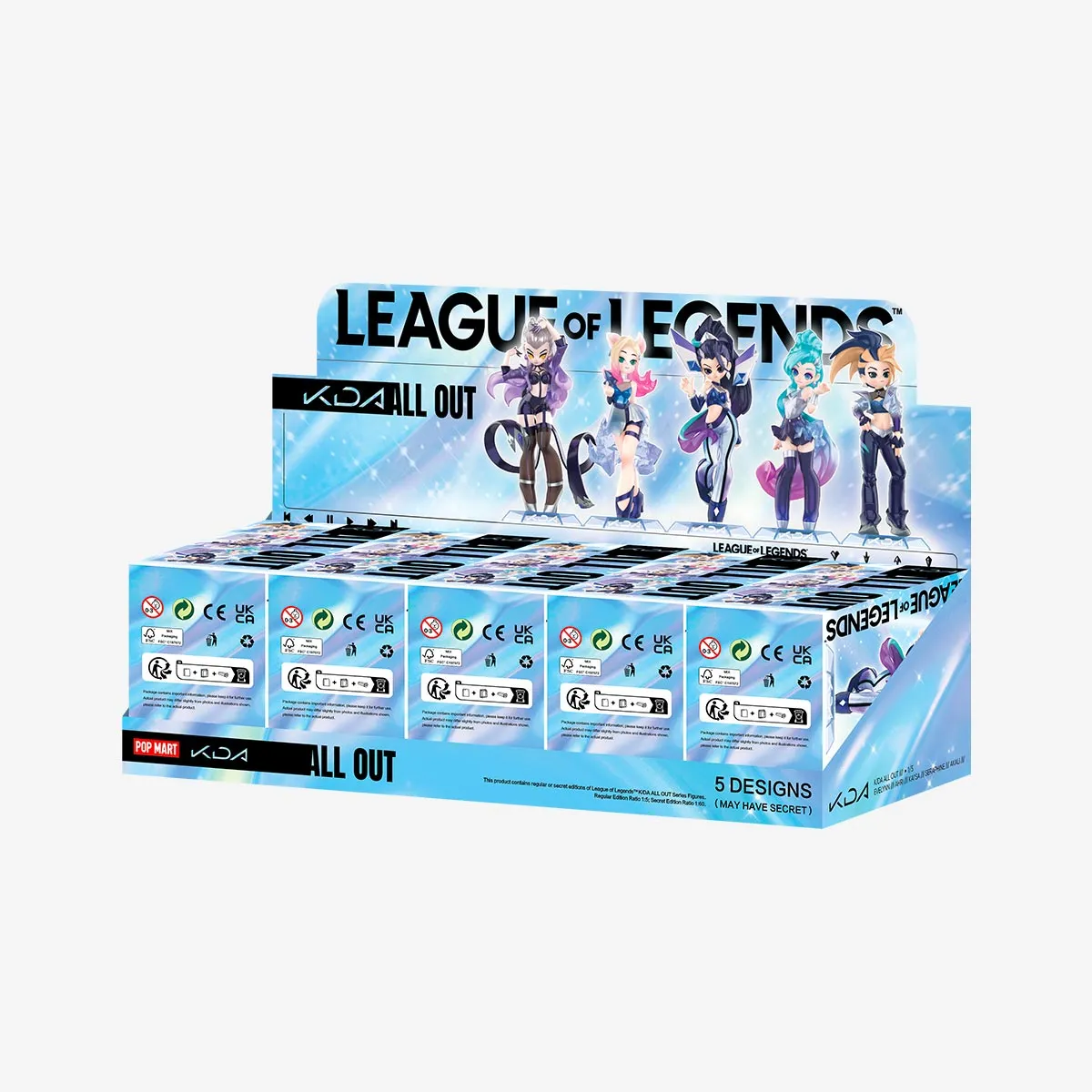 League of Legends K/DA ALL OUT Series Figures - POP MART (Canada)