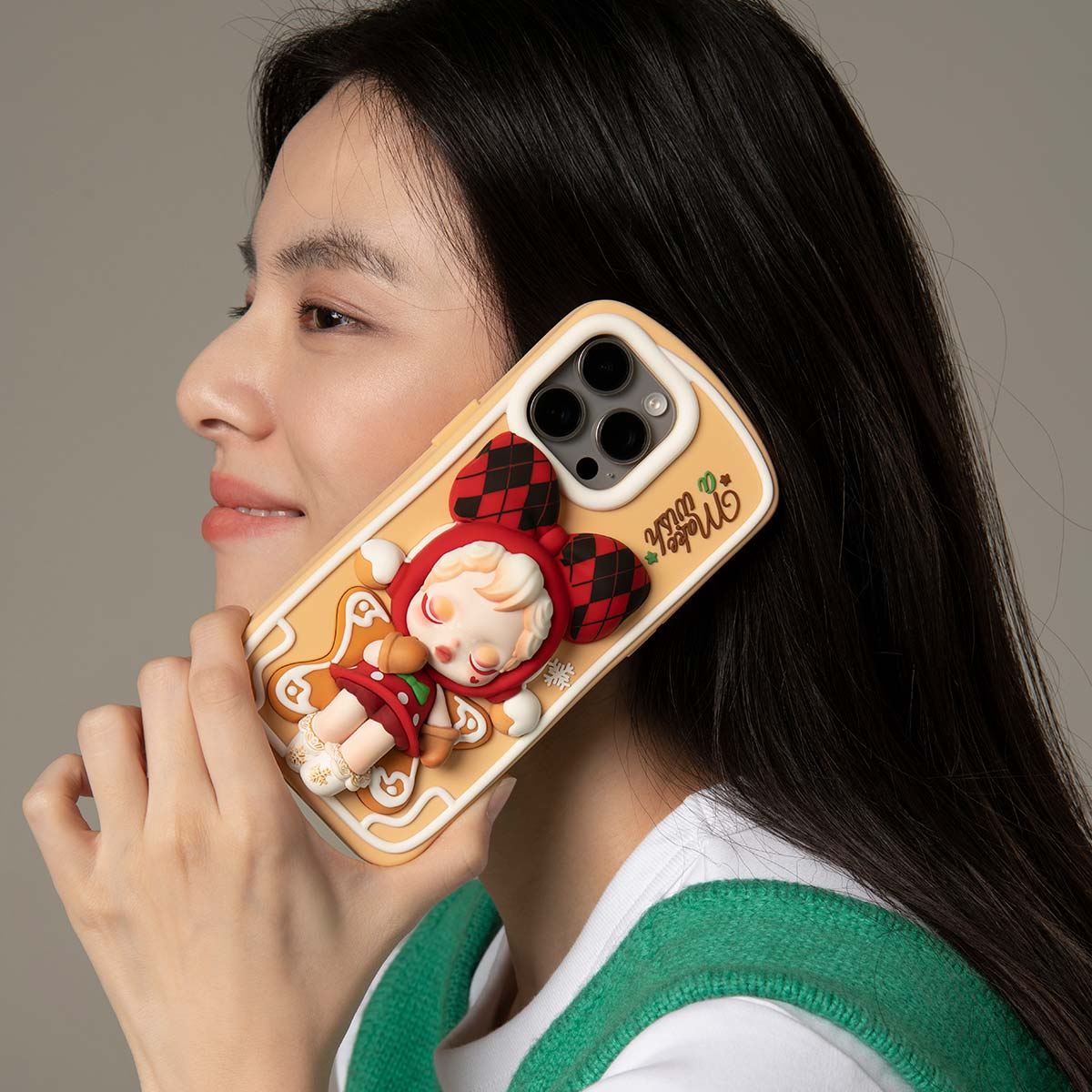 Skullpandaフォンケース(iPhone 15) SKULLPANDA The Ink Plum Blossom iPhoneケース 15 Pro Max