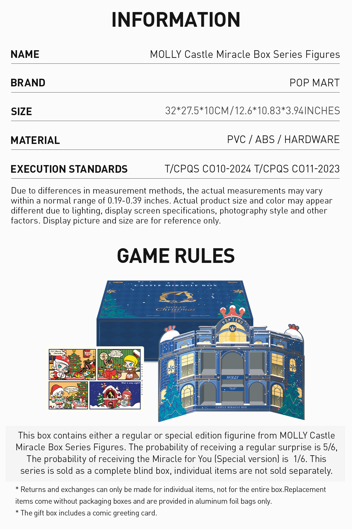 MOLLY Castle Miracle Box Series Figures - POP MART (United