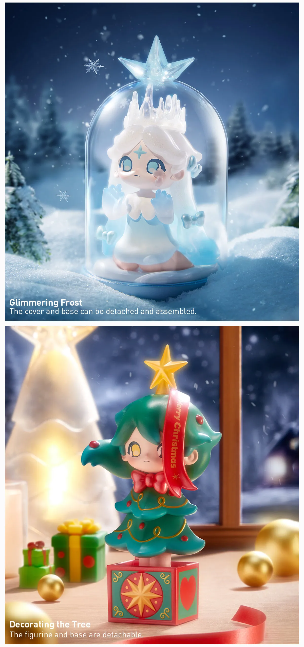 完売品popmart 真新しく AZURA Warm Christmasシリーズフィギュア 2点  