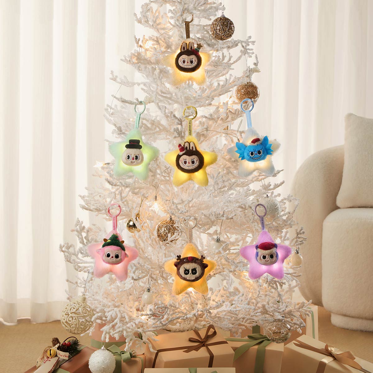 POPMART☆CLASSIC SERIES SPARKLY PLUSH PENDANT SEALED CASE THE MONSTERS Classic Series-Sparkly Plush Pendant Blind Box