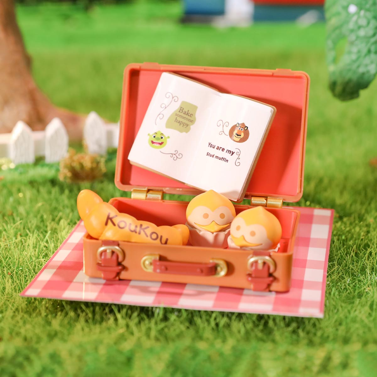 POPMART LUCK 幸運　4点セット(アクリルケースおまけ KOUKOU Leisurely Afternoon Tea Series Prop - POP MART (United States)