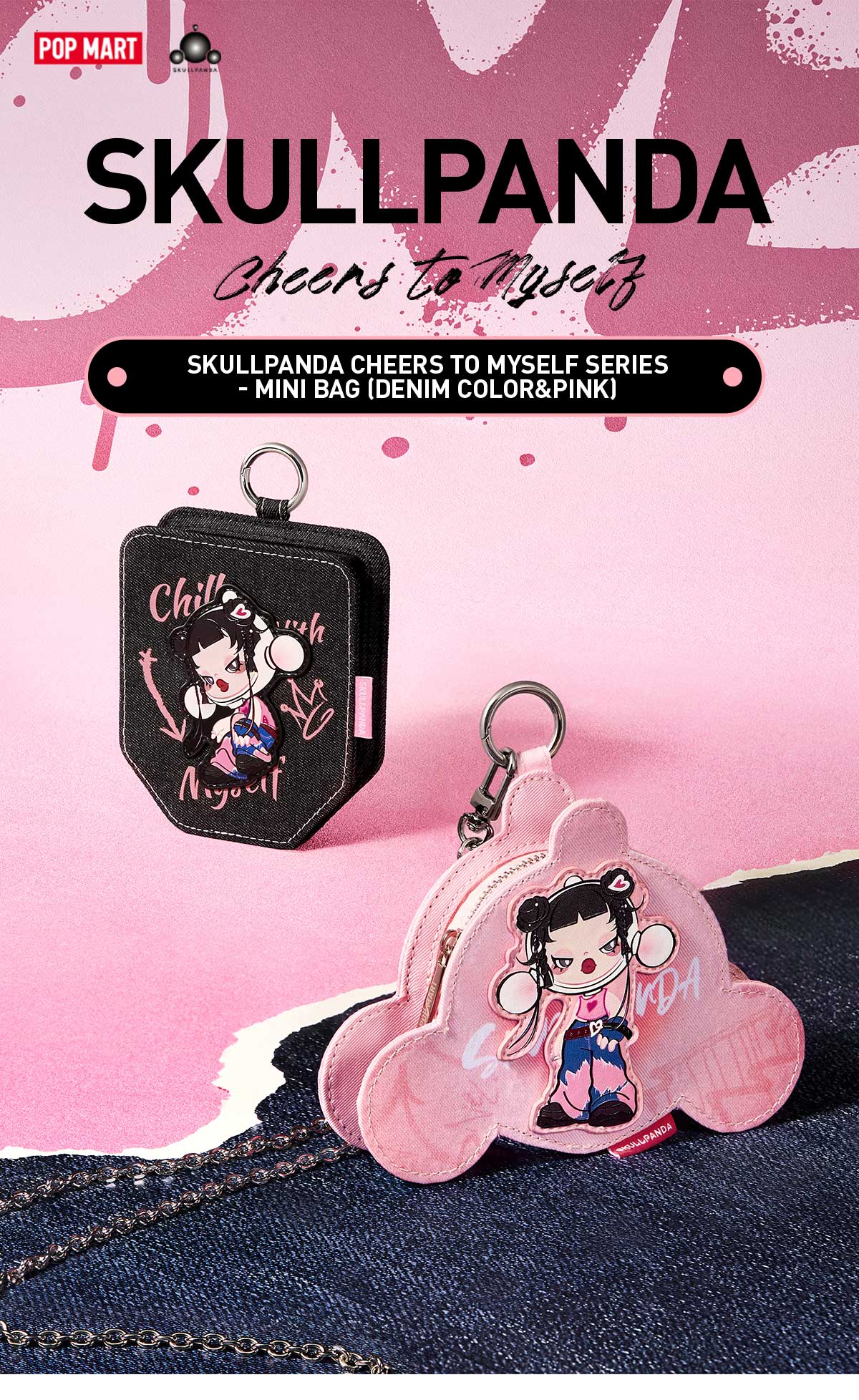 SKULLPANDA CHEERS TO MYSELF SERIES-Mini Bag - POP MART