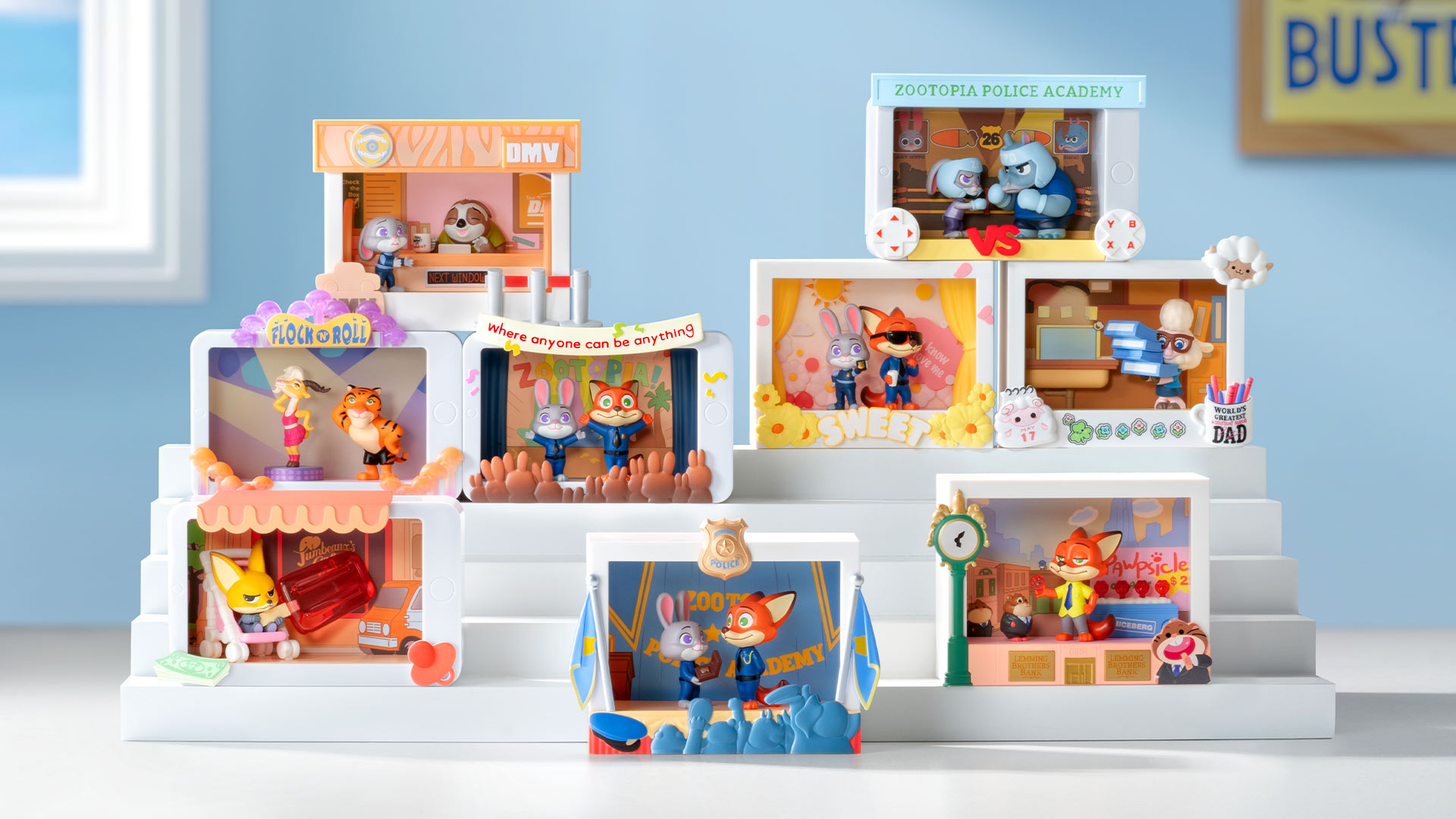 Zootopia Highlight Moment Series Scene Sets - POP MART