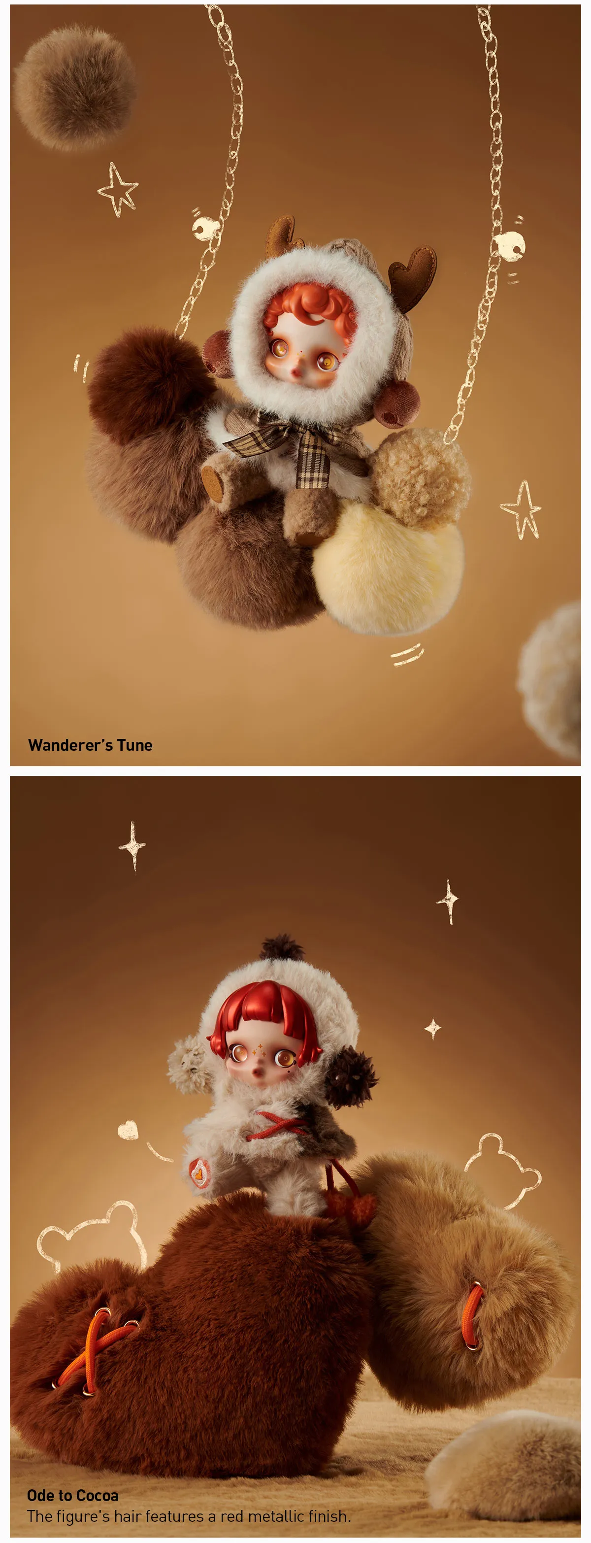 POP NOW:SKULLPANDA Winter Symphony Series Plush - POP MART (United 