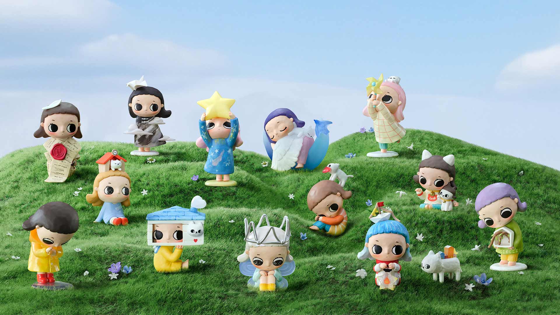 その他 Nyota Growing up by Your Way POPMART Nyota Growing up by Your Way Series Figures - POP MART