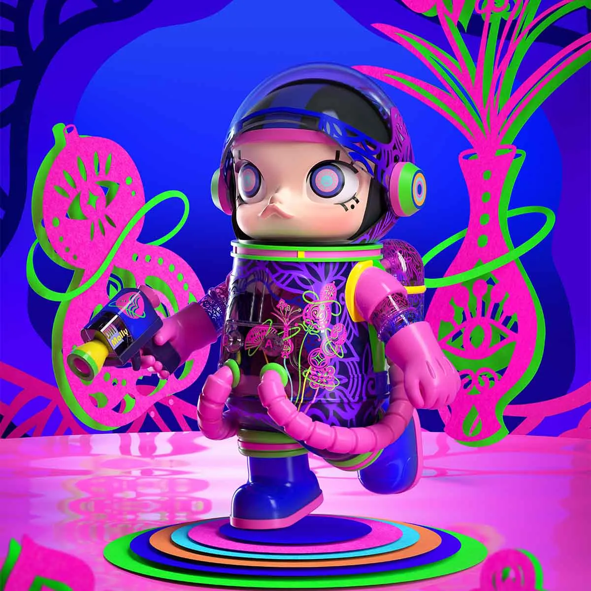 MEGA SPACE MOLLY 1000% CHEN FENWAN - POP MART (United States)