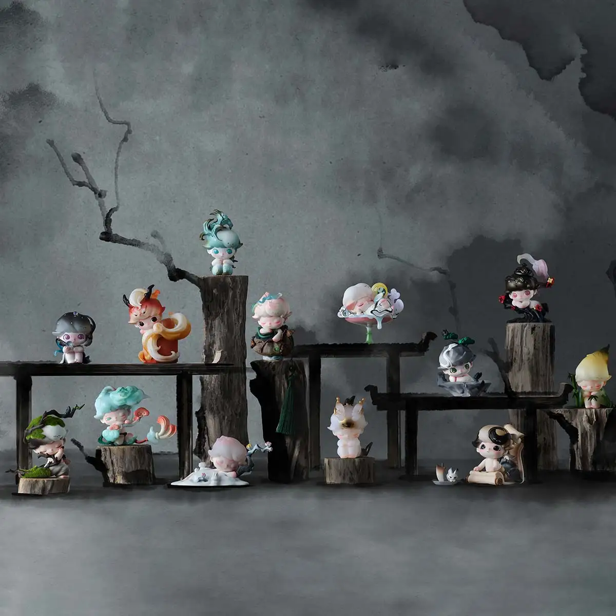DIMOO Stories in the Cup Series Figures