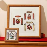 POP MART-Wealthy Snake's New Year Celebration Series-Mini Spring Couplets Fridge Magnet Blind Box - Banner 14