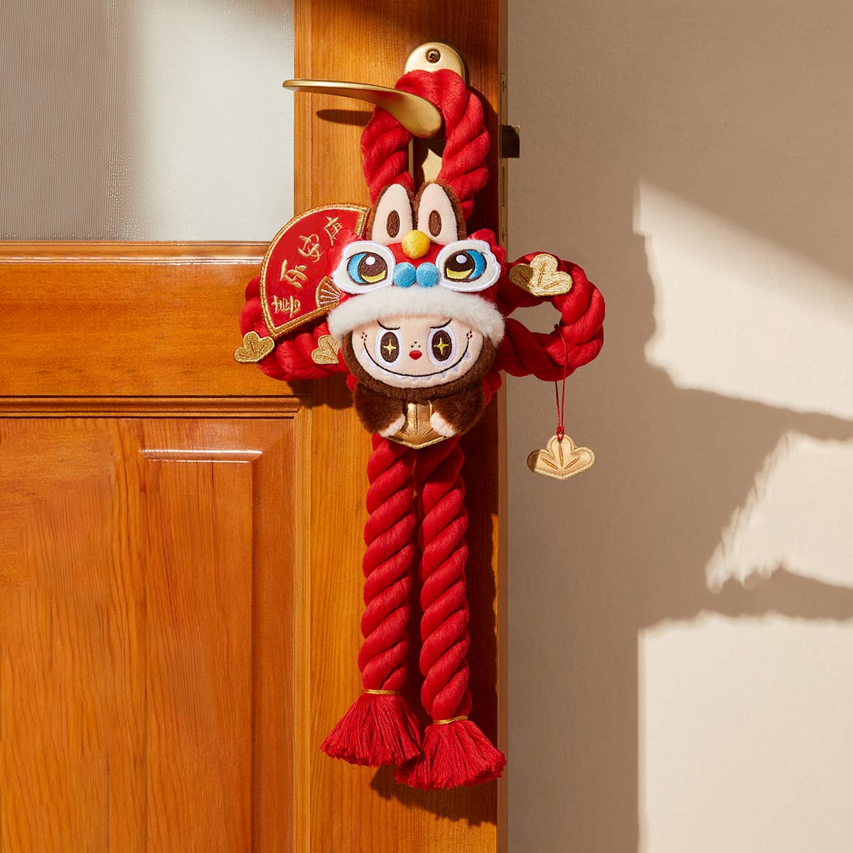 ぬいぐるみ LABUBU Plush Door Decoration Wealthy Snake's New Year Celebration Series-LABUBU Plush