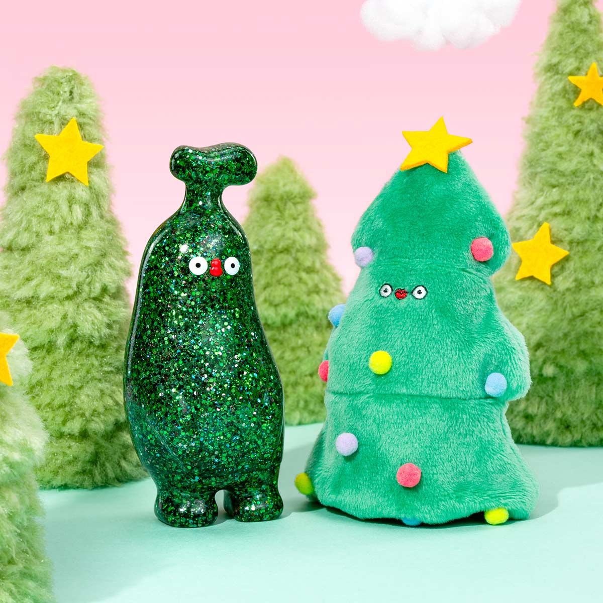 FLABJACKS Glistening Christmas Tree Figure - POP MART