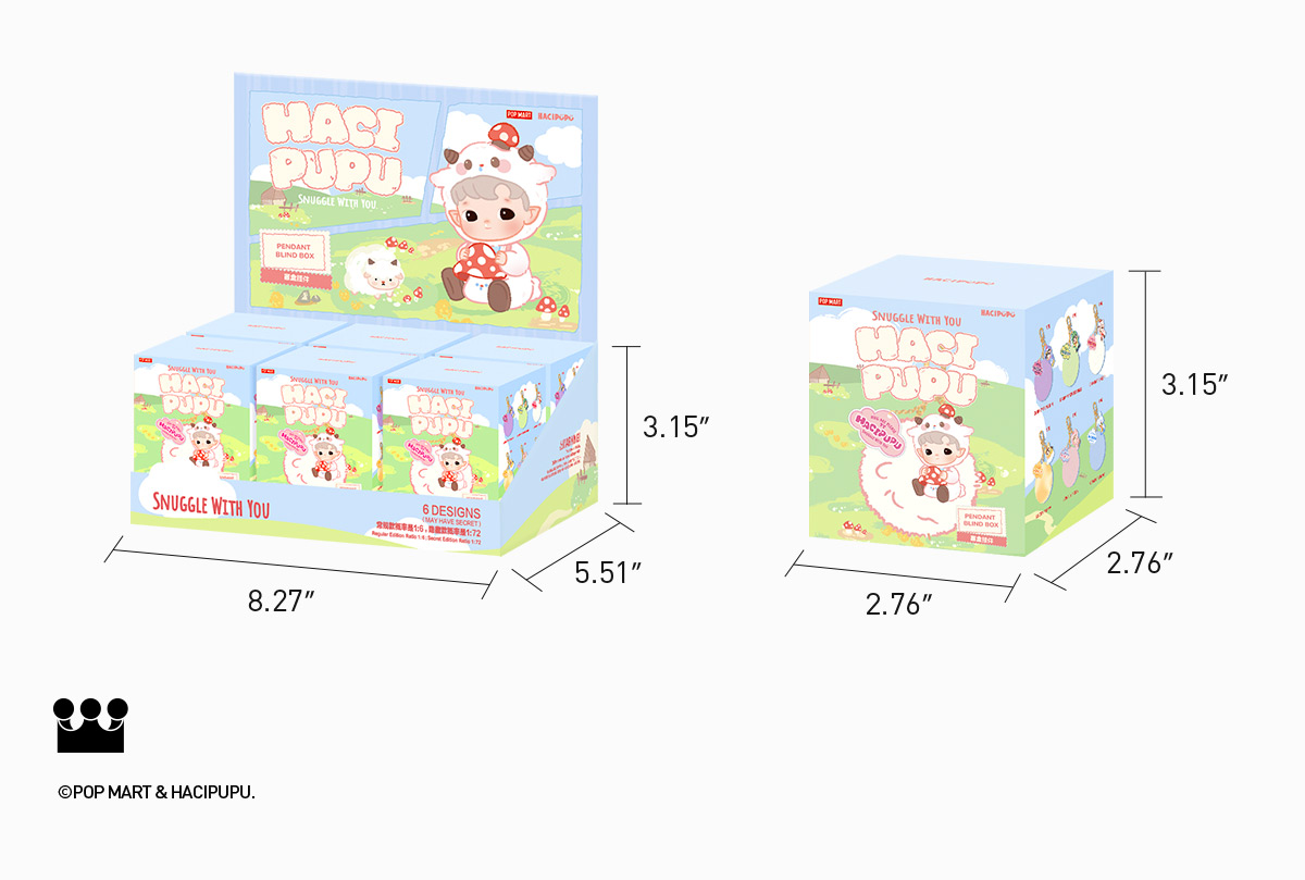 POP MART HACIPUPU Snuggle With You ボックス POP MART HACIPUPU Snuggle With You Series Set 12pcs
