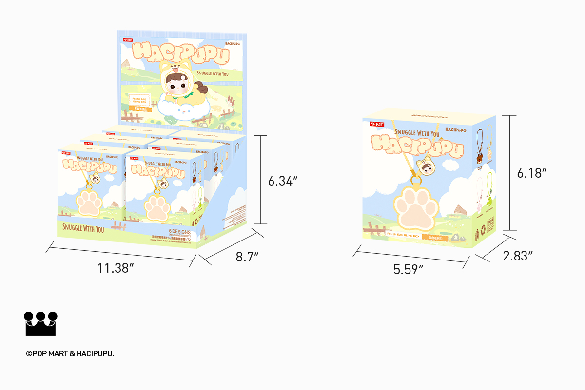 HACIPUPU Snuggle With You Series-Plush Bag Blind Box - POP HACIPUPU Snuggle With You Series-Plush Bag Blind Box - POP