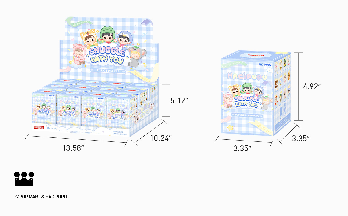 POP NOW:HACIPUPU Snuggle With You Series Figures - POP MART