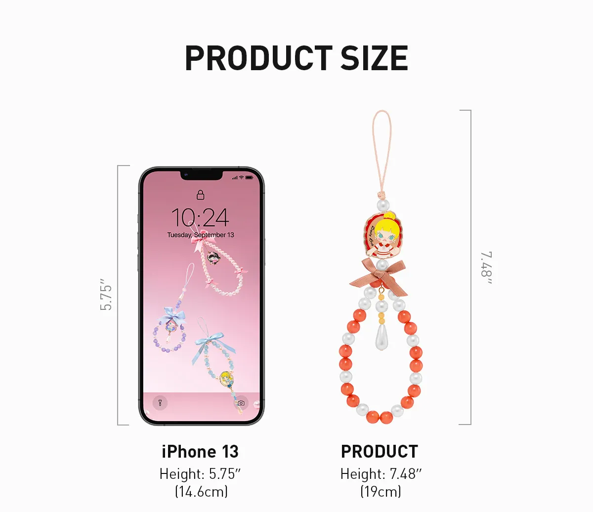 POP NOW:MOLLY Daily Look Series-Phone Charm Blind Box - POP MART 