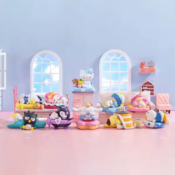 Hello Kitty and Friends Fall Asleep Series Figures