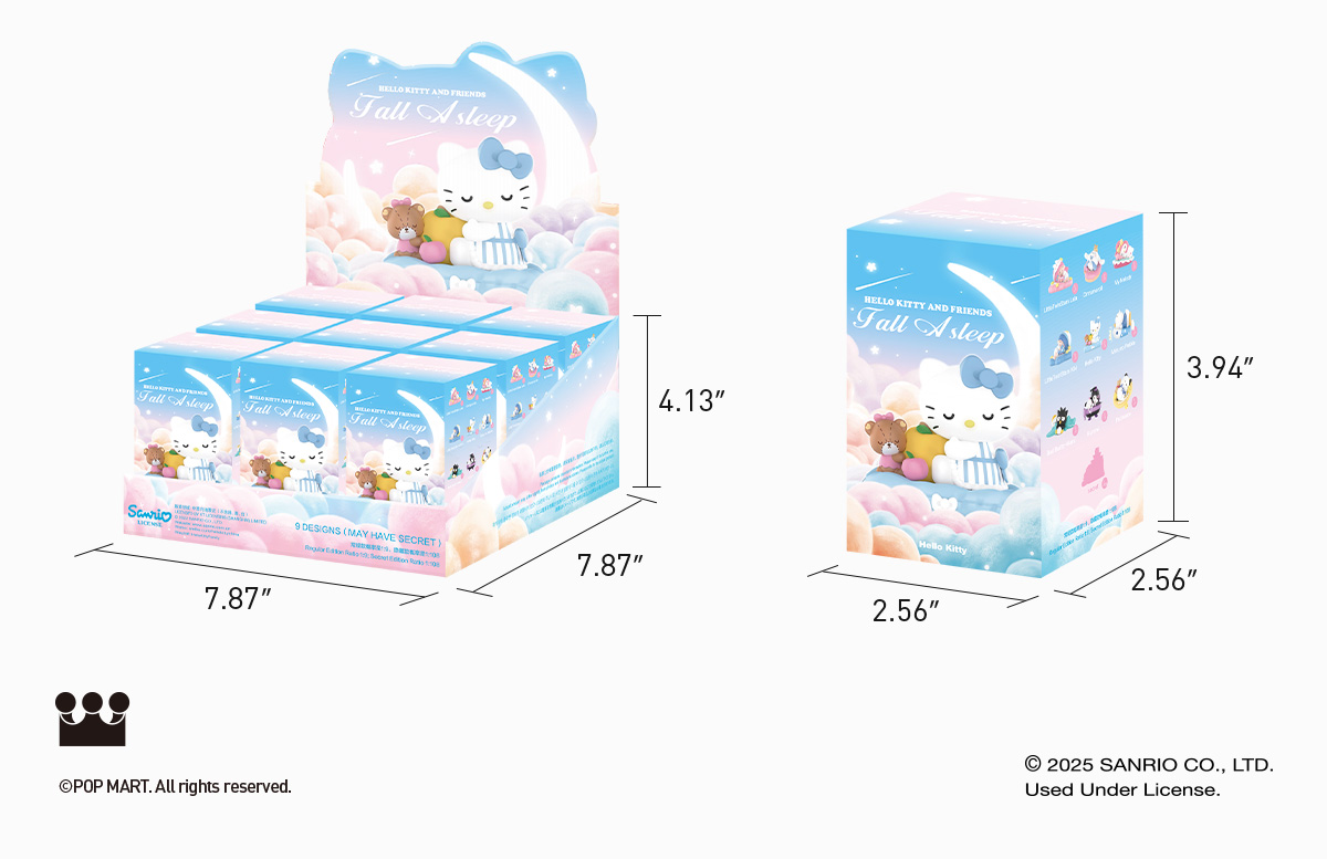 POP NOW:Sanrio characters Fall Asleep Series Figures - POP