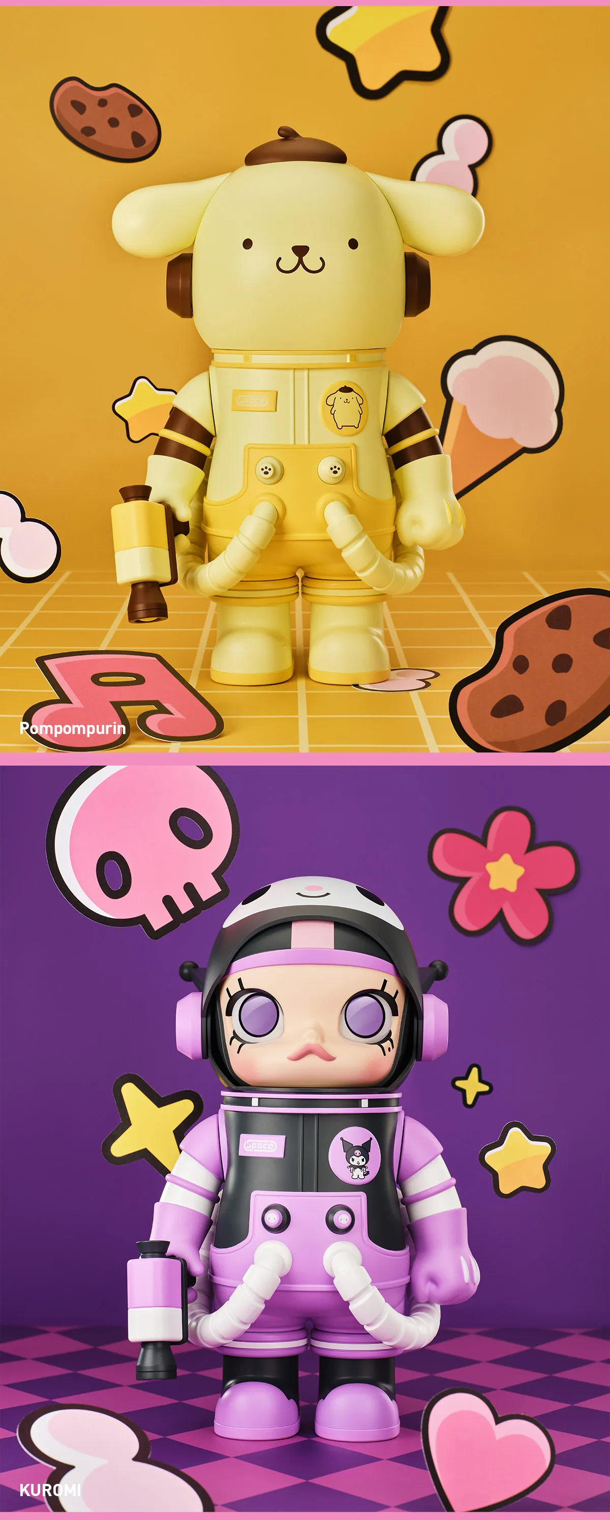 POP NOW:MEGA SPACE MOLLY 400% Sanrio Characters Series - POP MART 
