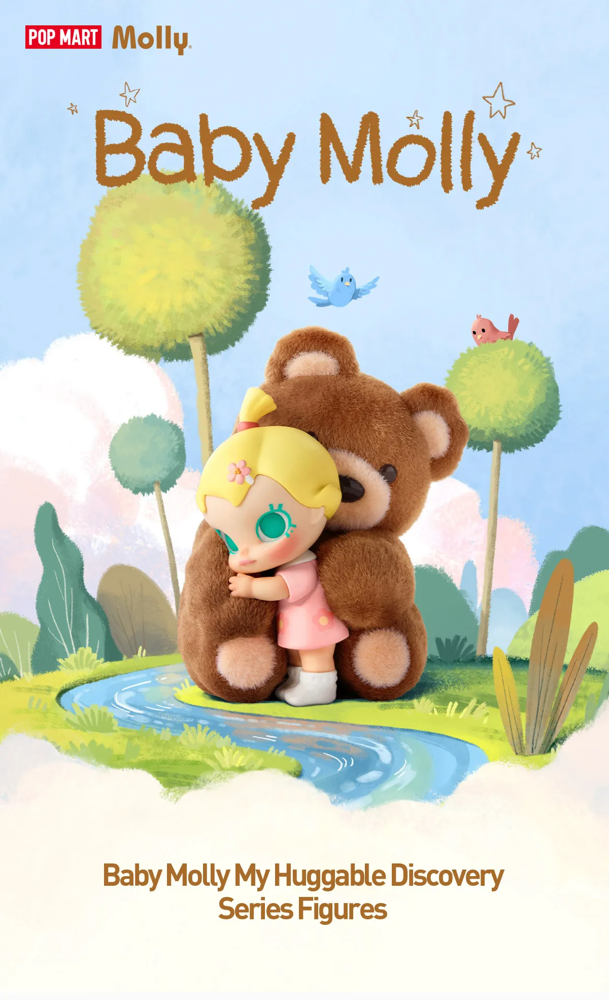 POP NOW:Baby Molly My Huggable Discovery Series Figures - POP MART  