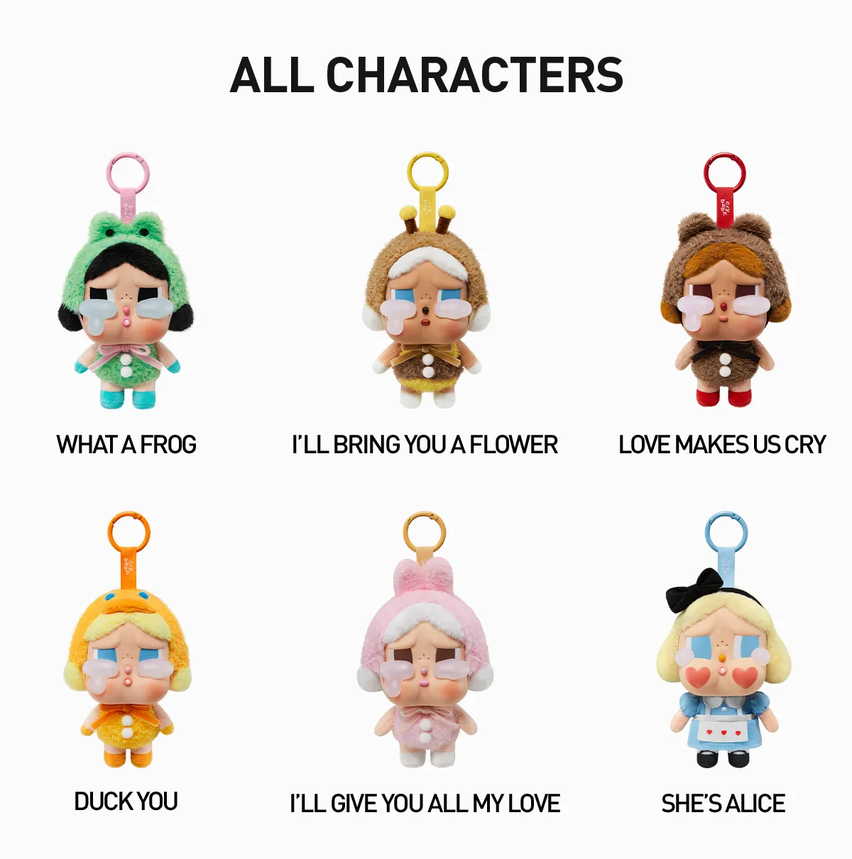CRYBABY Crying Again Series-Vinyl Face Plush Blind Box - POP MART 