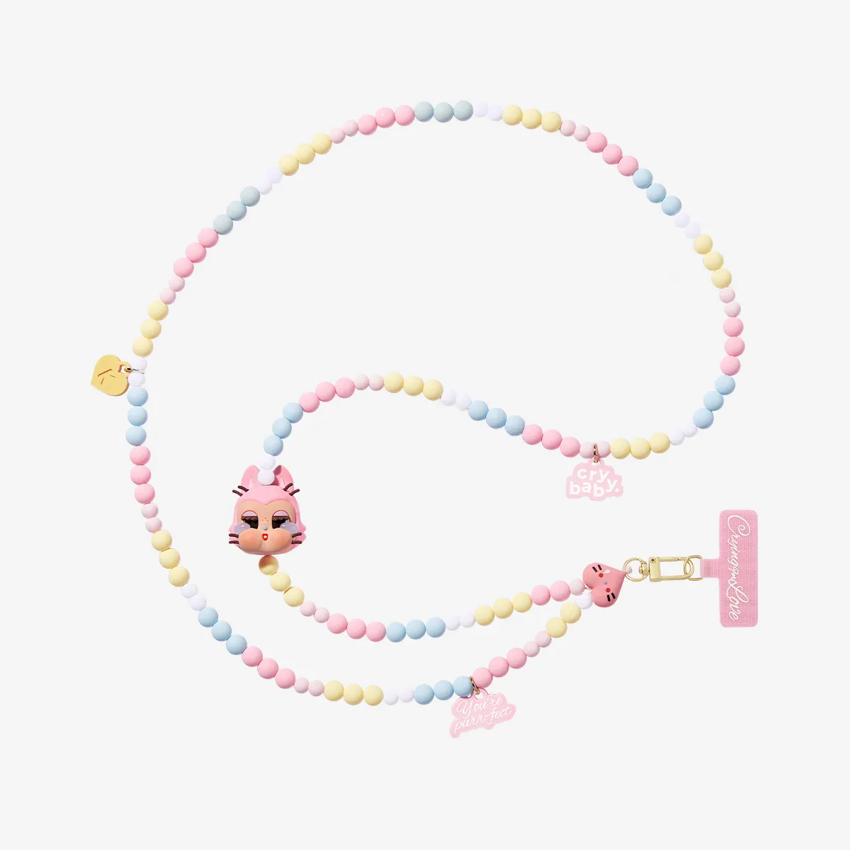 Pop Mart Crybaby Crying For Love Series Phone Charm Portachiavi Originale - Foto 5