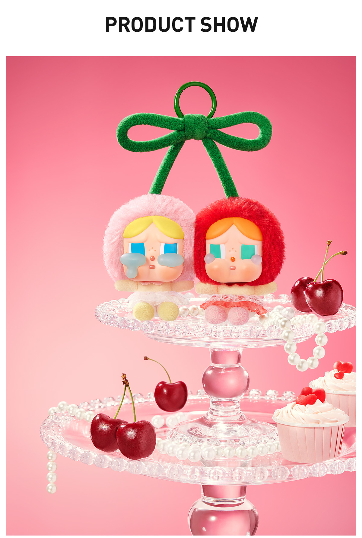 パネライ 希少 For Crying CRYBABY Love Card Hanging Plush Series-Vinyl ぬいぐるみ
