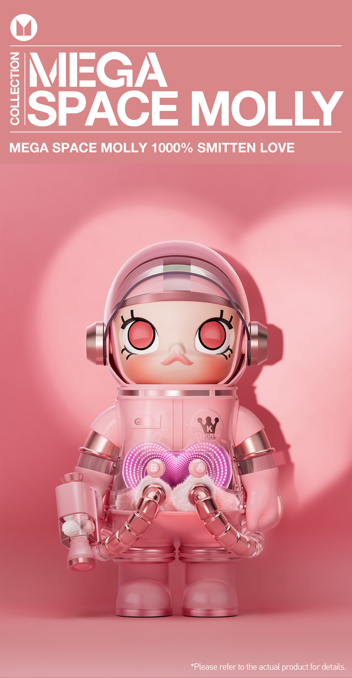 MEGA SPACE MOLLY SMITTEN LOVE《IN SPACE》3D Painting - POP
