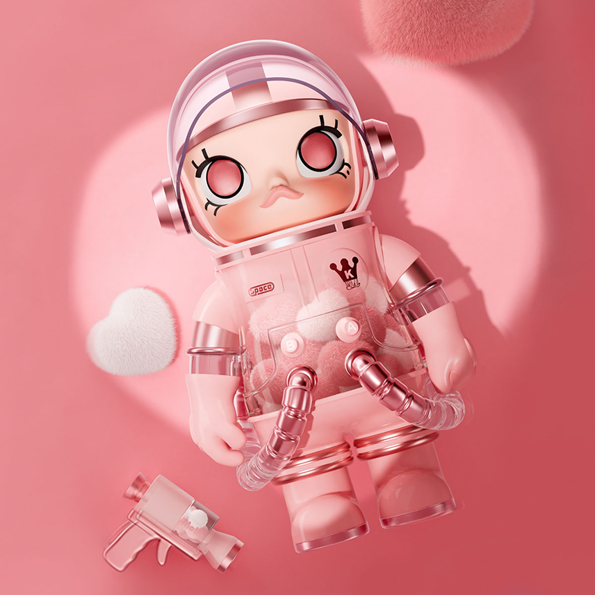 【未開封】MEGA SPACE MOLLY 400% SMITTEN LOVE Amazon.com: POP MART MEGA Space Molly 400% Smitten Love