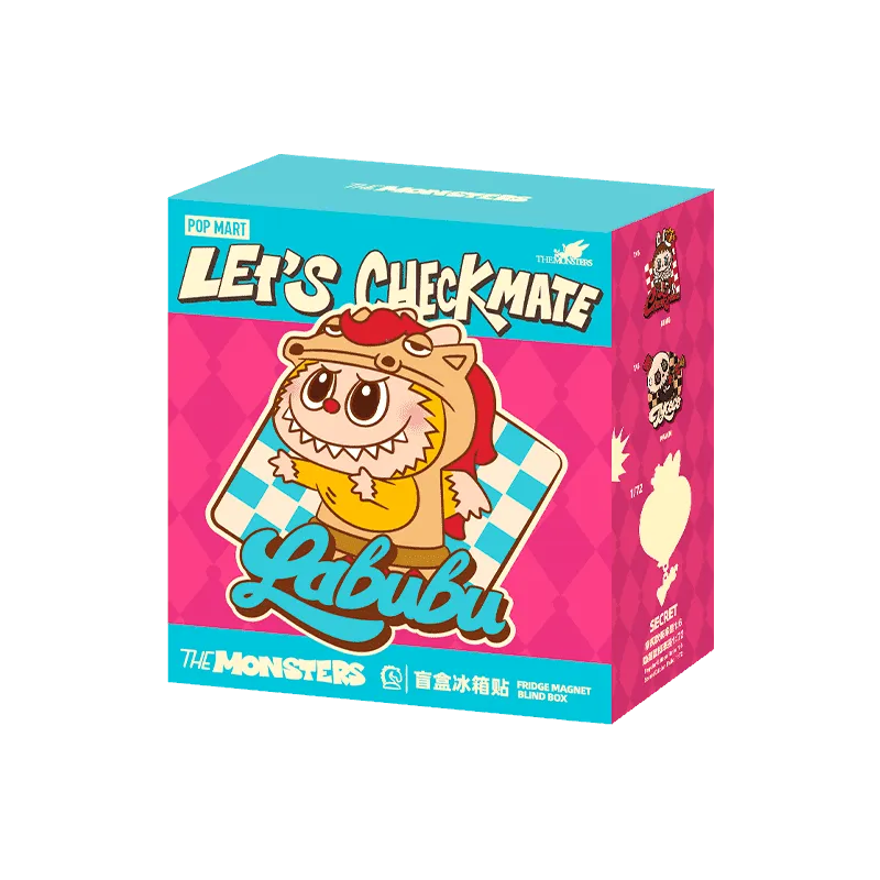 THE MONSTERS Let's Checkmate Series-Fridge Magnet Blind Box