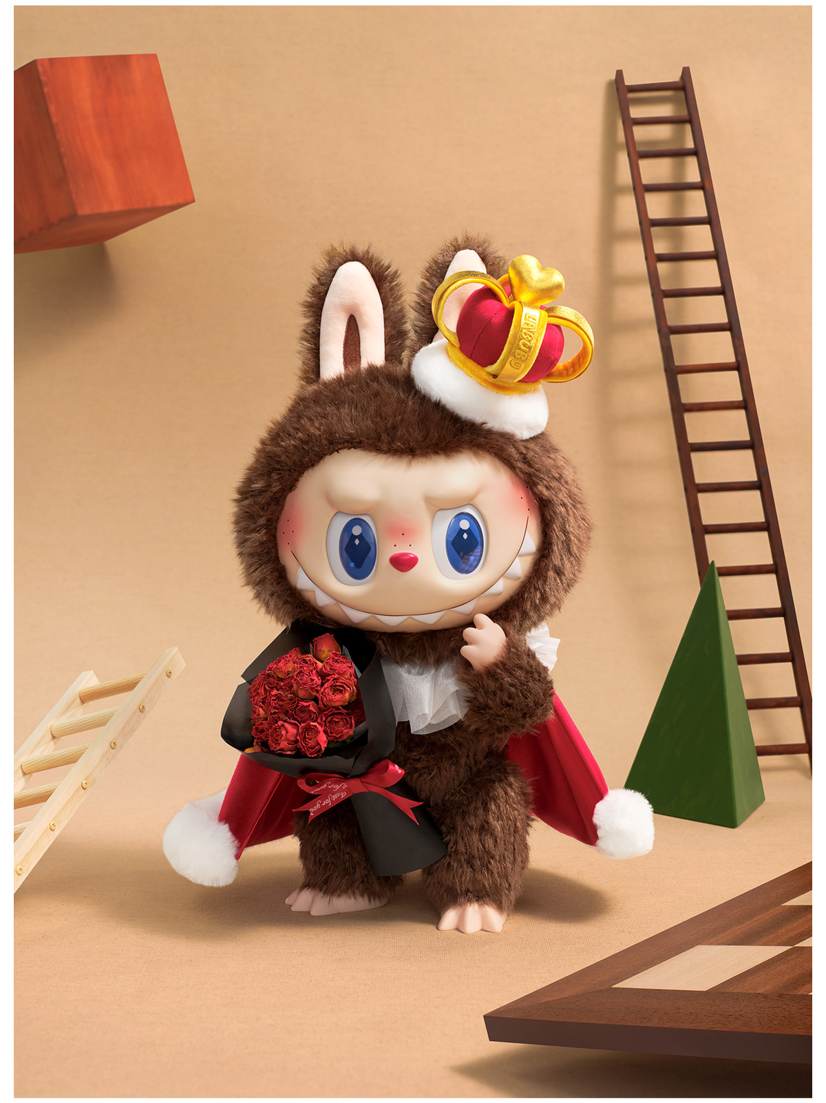 THE MONSTERS Let's Checkmate Series-Vinyl Plush Doll - POP