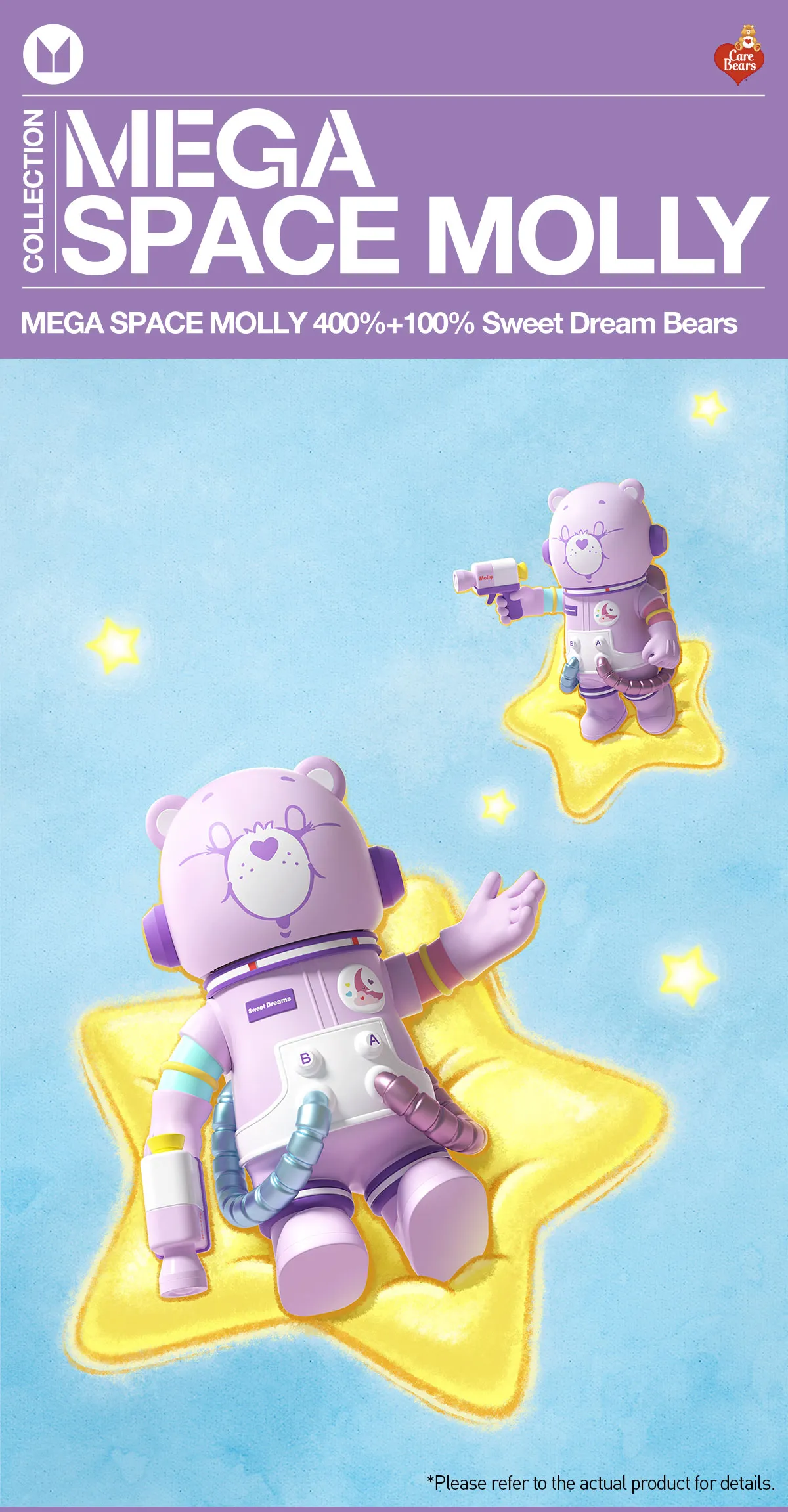 MEGA SPACE MOLLY 400%+100% Sweet Dream Bears - POP MART (United  