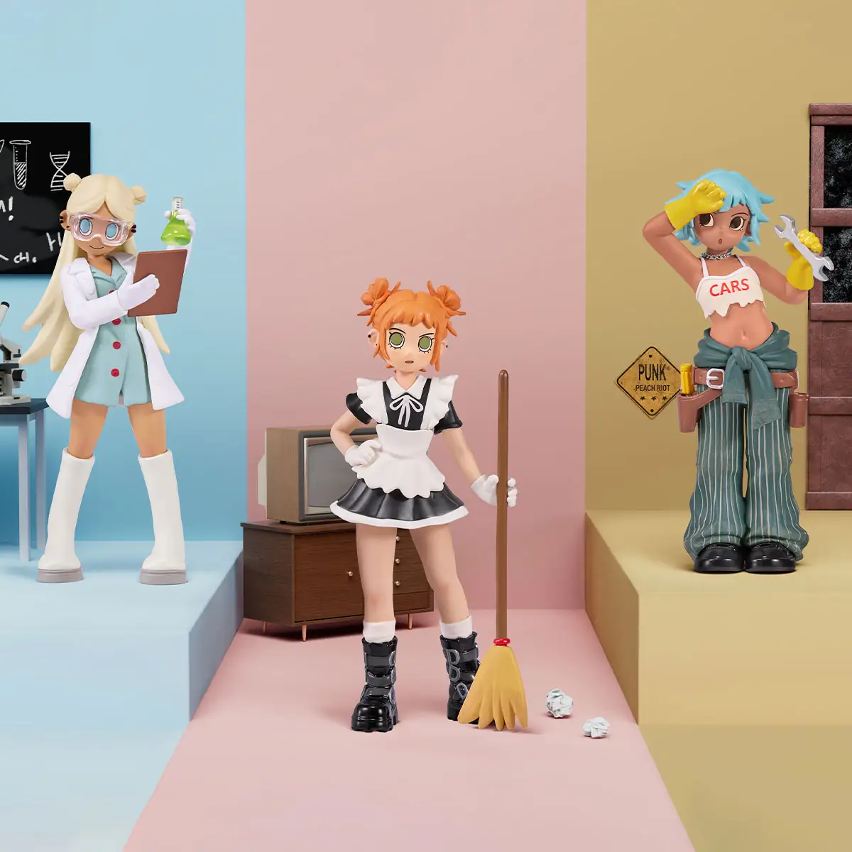Peach Riot – Colección "Rush Hour" Cajas Misteriosas de Figuras Coleccionables