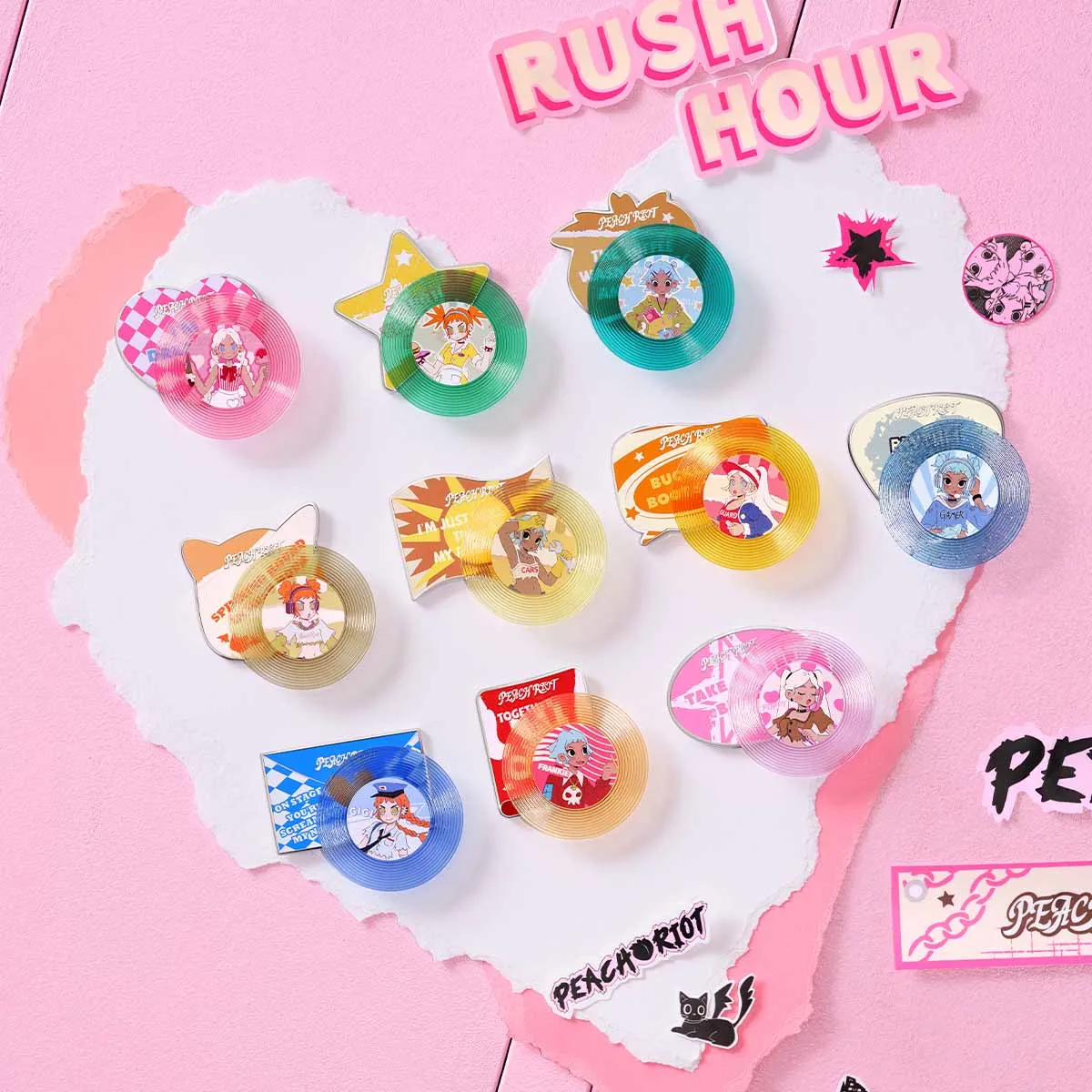 PEACH RIOT – Colección “La Hora Punta” Cajas Misteriosas de Imanes para Refri
