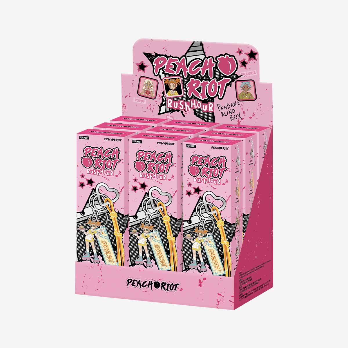 アイドル Peach Riot Rush Hour Series-Pendant Box Peach Riot Rush Hour Series-Pendant Blind Box - POP MART
