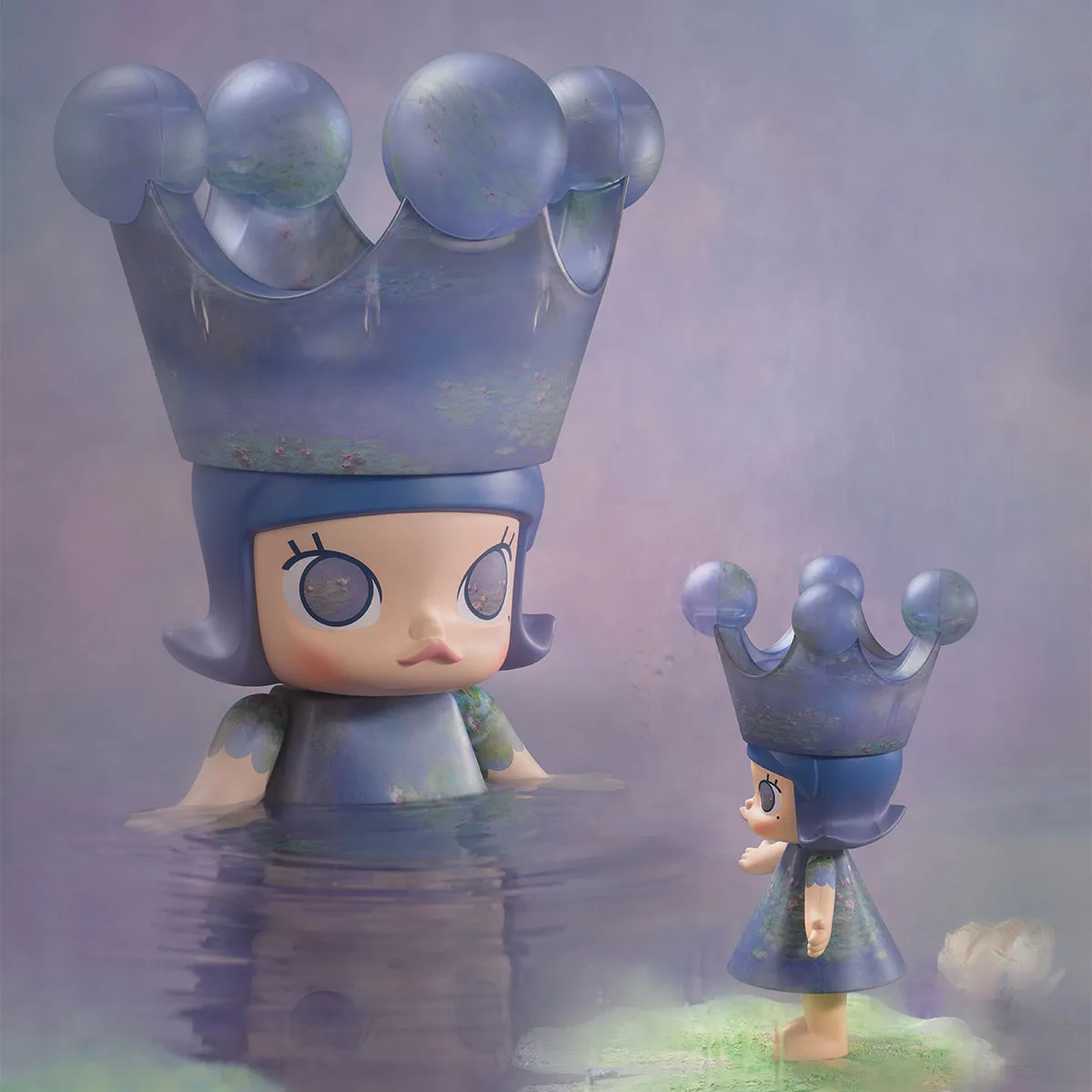 MEGA ROYAL MOLLY 1000% Monet-Les Nymphéas - POP MART (United States)