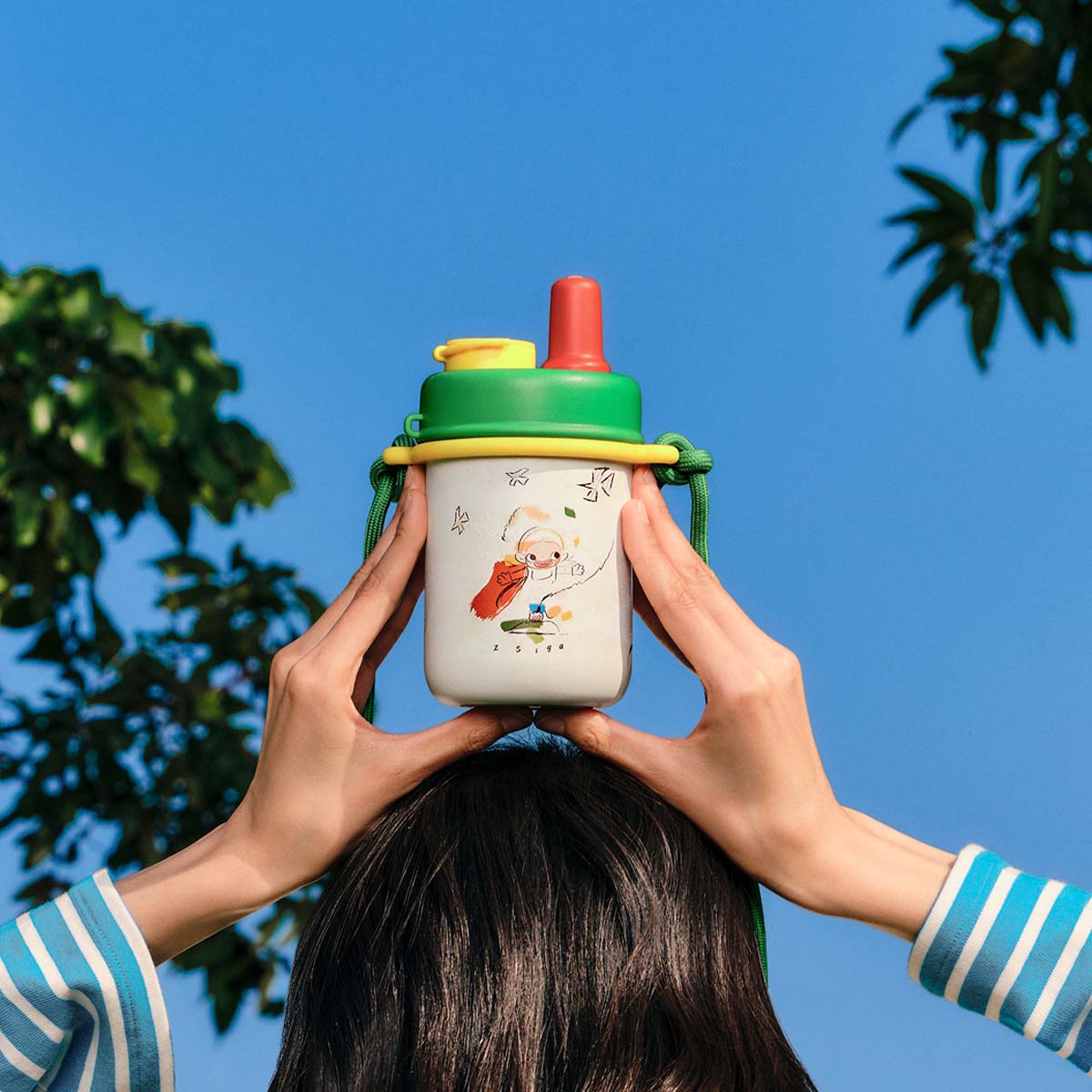 Zsiga Borderline Drifter Series-Portable Insulated Straw Cup - POP