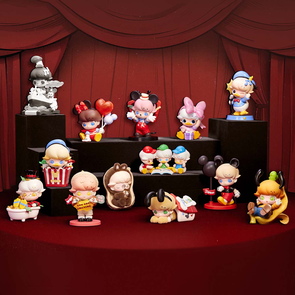 Authentic POP MART DIMOO WORLD DISNEY Series Blind Box