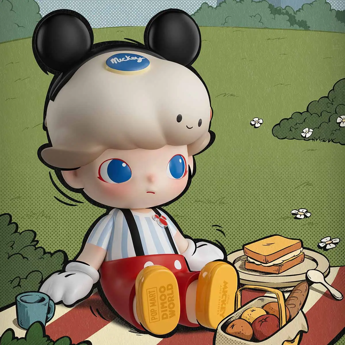 MEGA JUST DIMOO 1000% Mickey Mouse - POP MART (United States)
