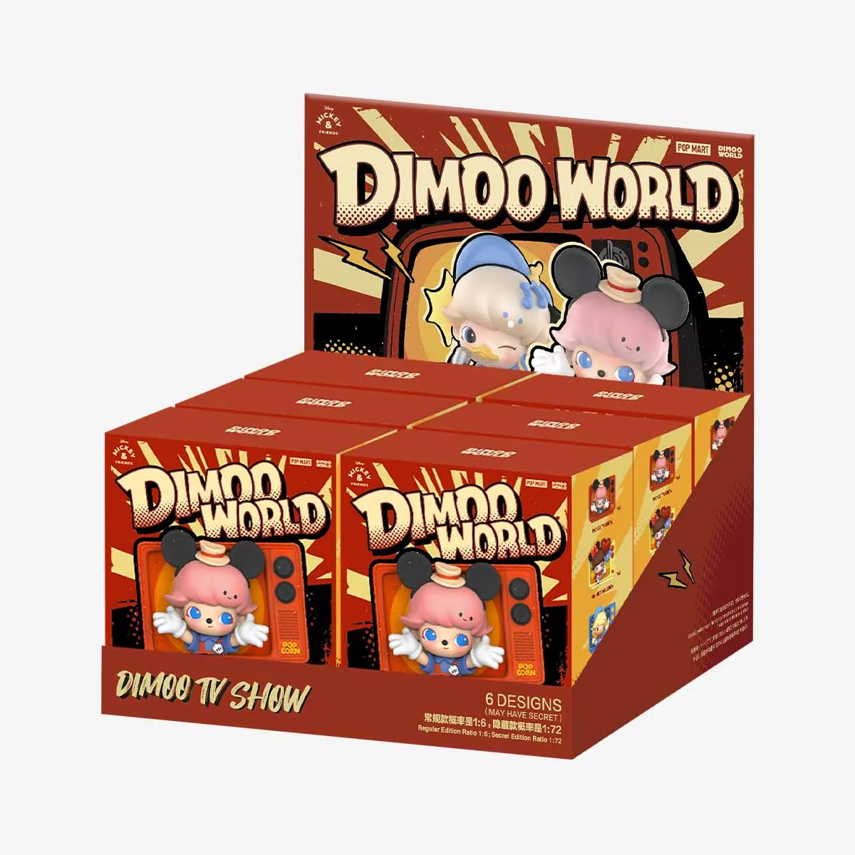 DIMOO WORLD × DISNEY Series-Fridge Magnet Blind Box - POP MART 