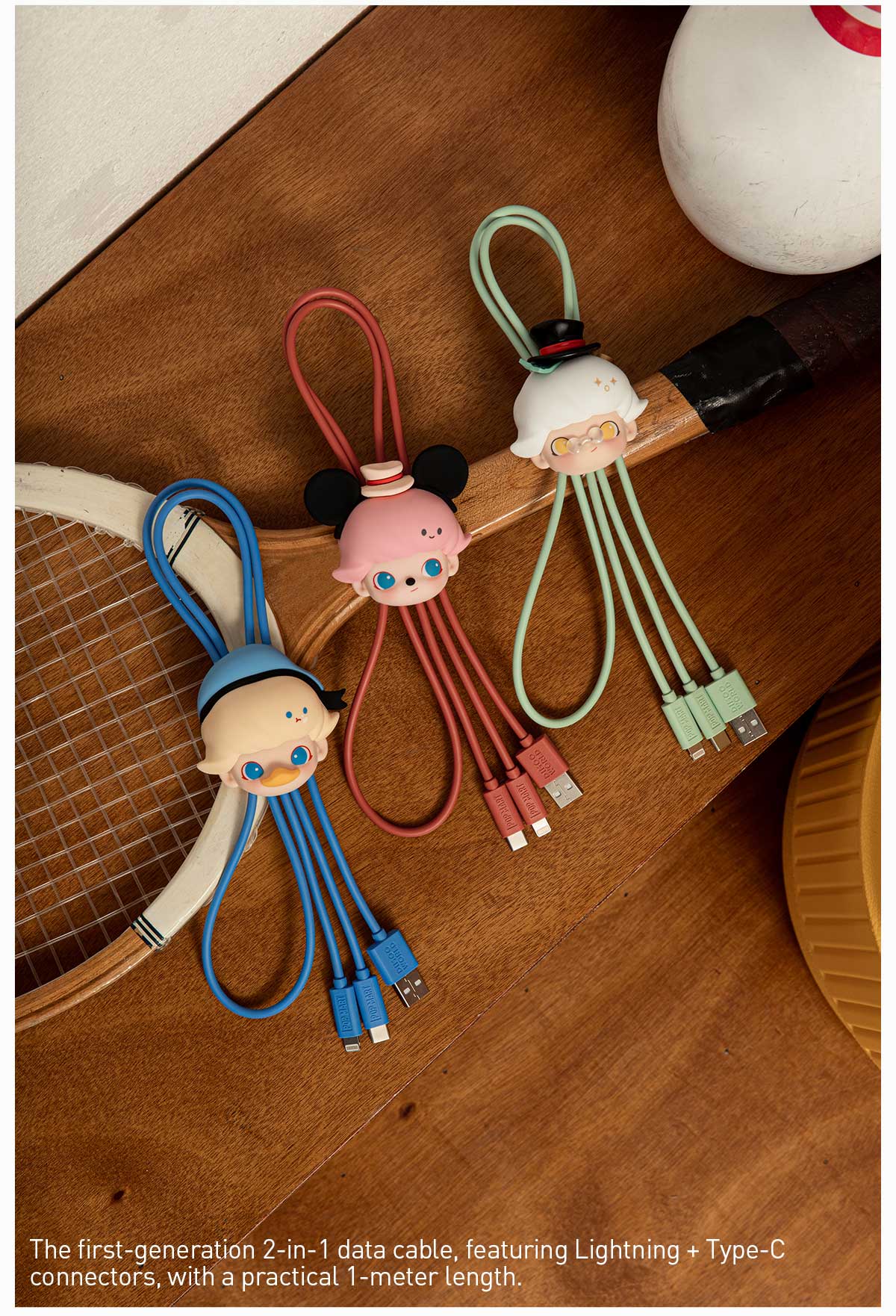 DIMOO WORLD × DISNEY Series-2 in 1 Cable Blind Box-Copy
