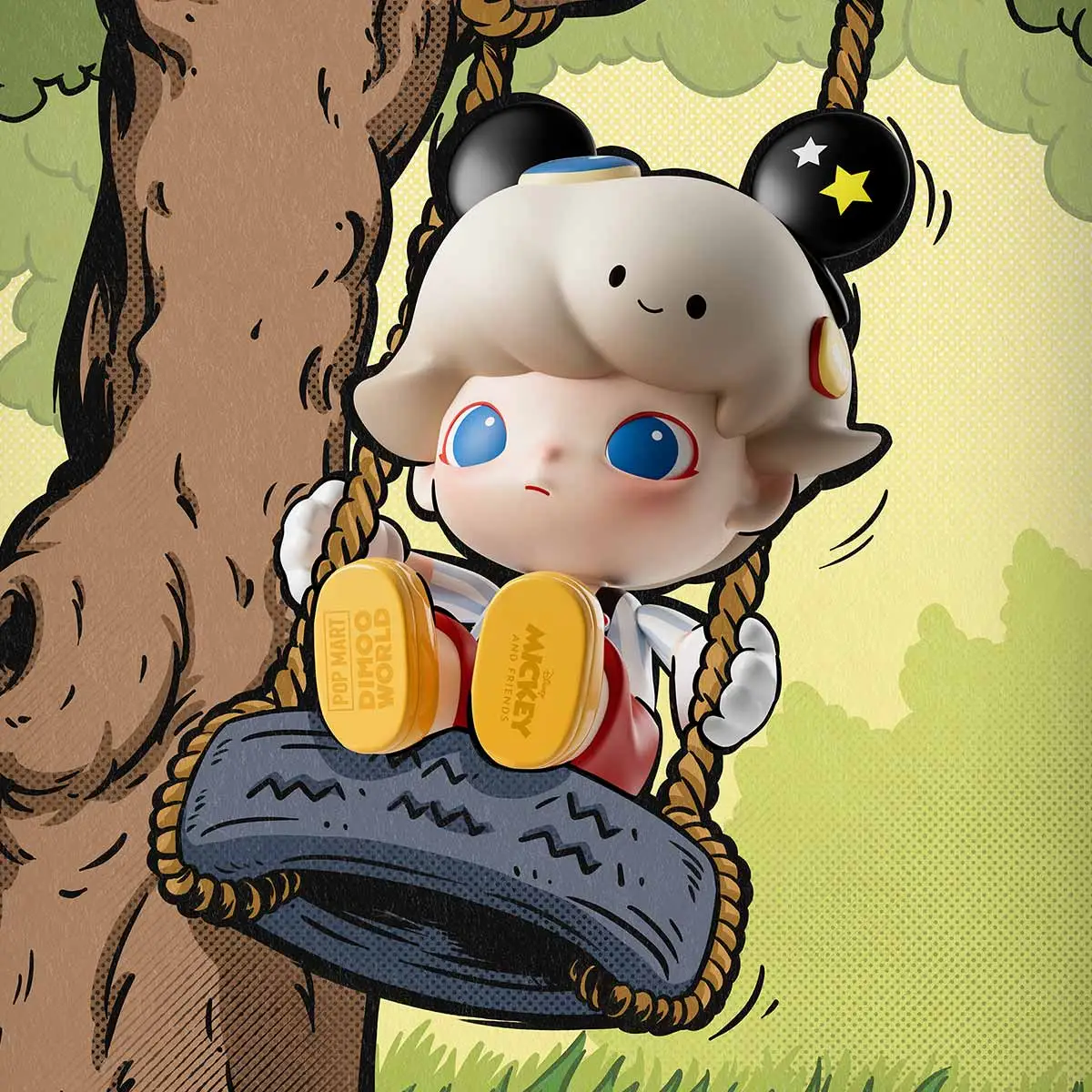 MEGA JUST DIMOO 400% Mickey Mouse - POP MART (United States) 