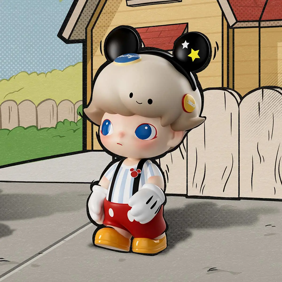 MEGA JUST DIMOO 400% Mickey Mouse - POP MART (United States) 