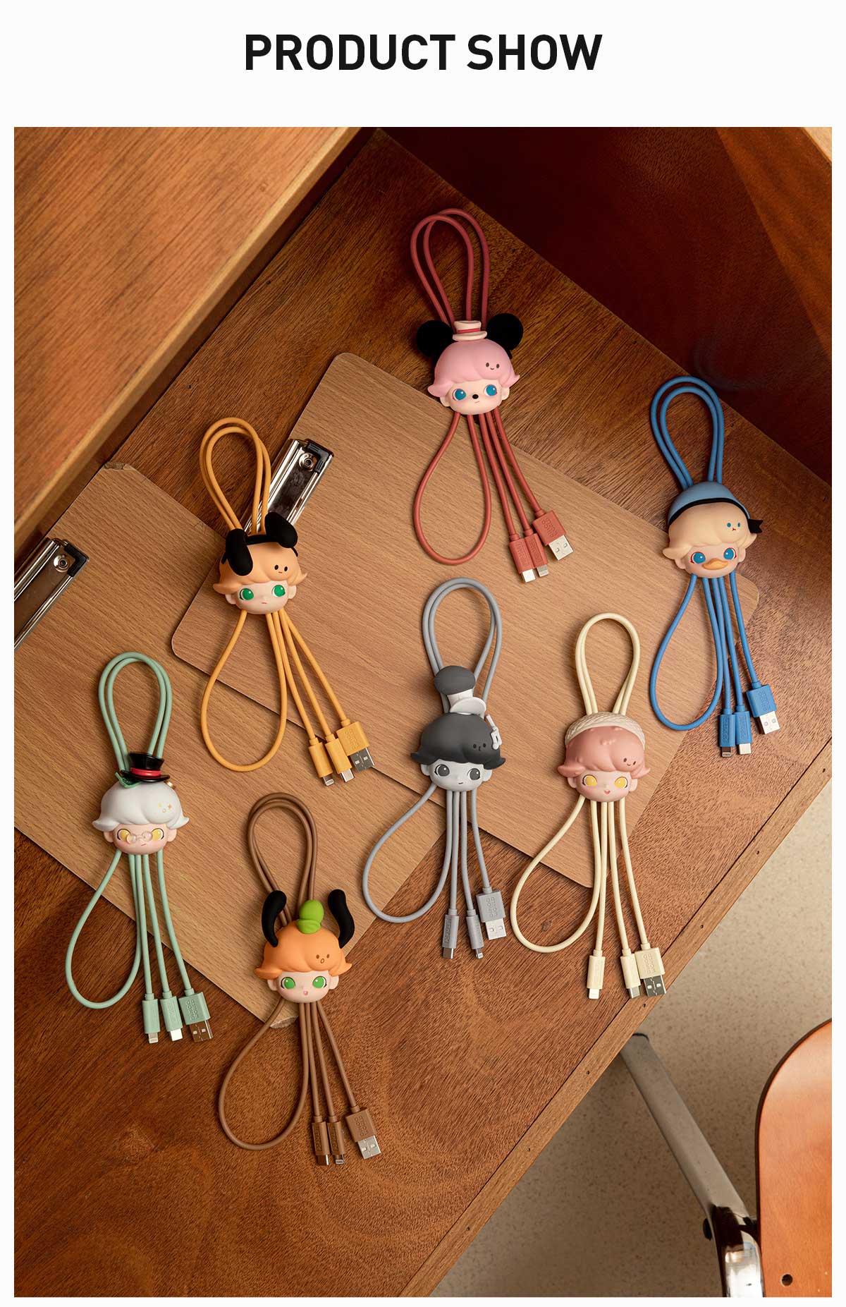 POPMART ディズニー2個 POP NOW:DIMOO WORLD × DISNEY Series-2 in 1 Cable Blind Box