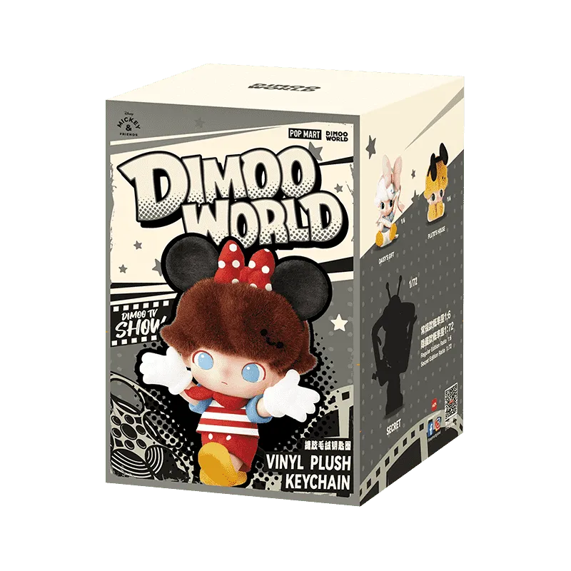 DIMOO WORLD × DISNEY Series-Vinyl Plush Keychain Blind Box - POP