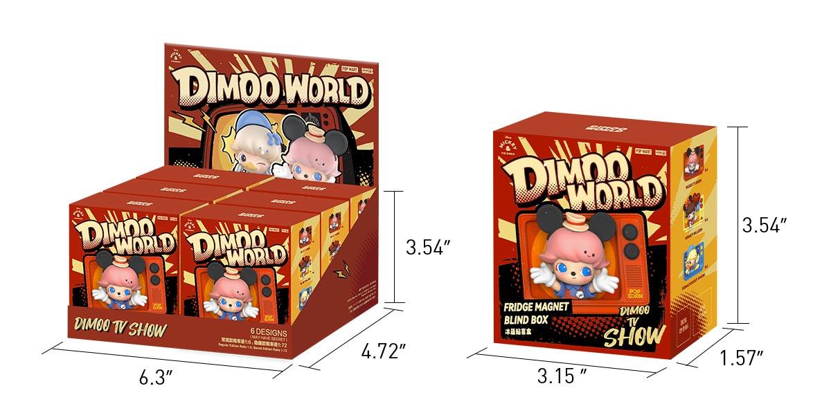 POP MART DIMOO WORLD フリッジマグネット 4個セット POP MART Official | Shop