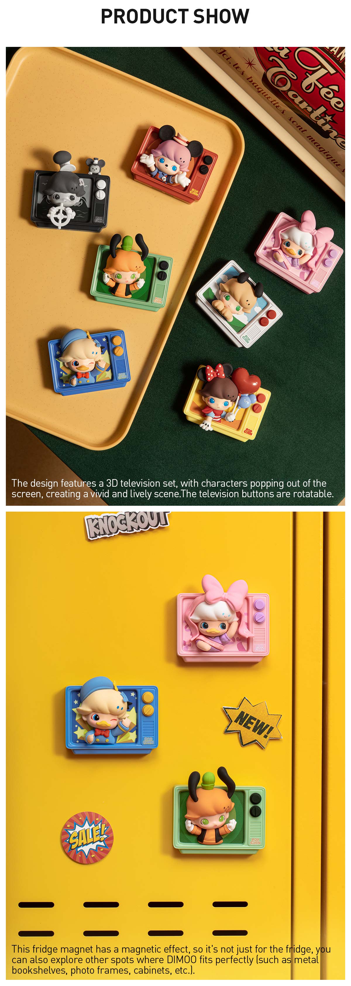 POP MART DIMOO WORLD フリッジマグネット 4個セット POP MART Official | Shop