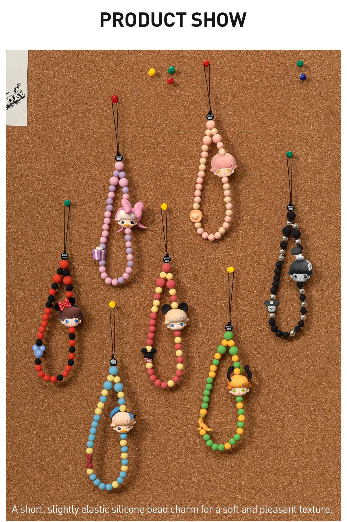POP NOW:DIMOO WORLD × DISNEY Series-Mobile Phone Lanyard Blind Box